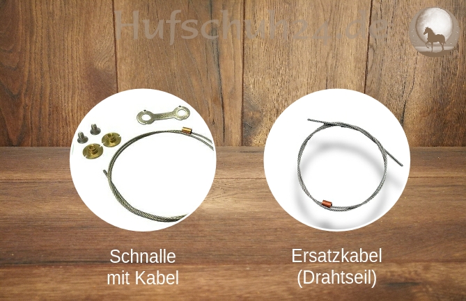  Hufschuh24 ▷ Schnalle mit Kabel